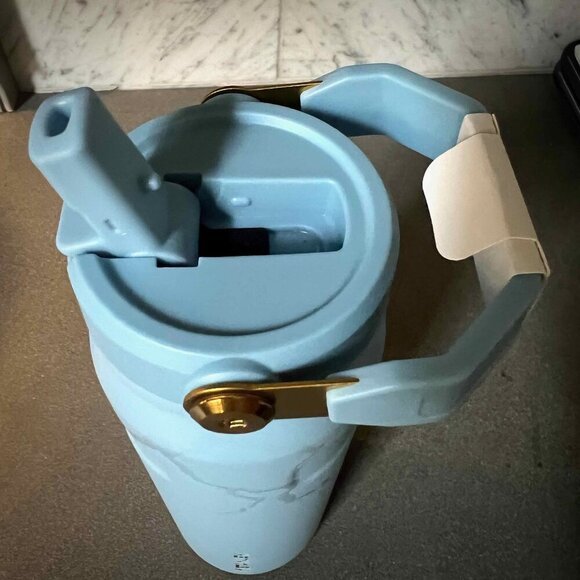 Messi X Stanley 1913 ICEFLOW FLIP STRAW 2.0 Striker Blue PRESALE 🔥FREE SHIPPING - Picture 4 of 5